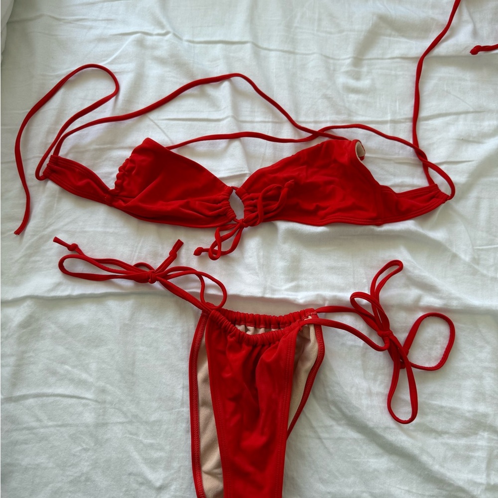 Red Bikini Set
